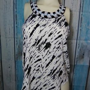 ASTR Beaded Halter Neck Tank Top Size Medium